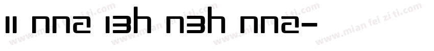 II NNA I3H N3H NNA字体转换